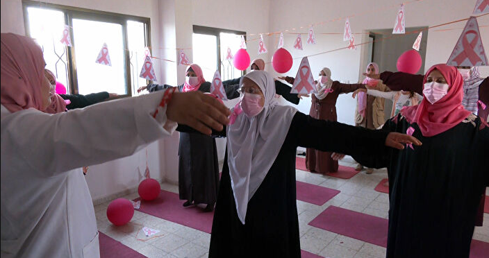 سرطان الثدي في غزة 