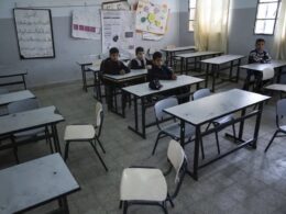 اضراب المعلمين في الضفة