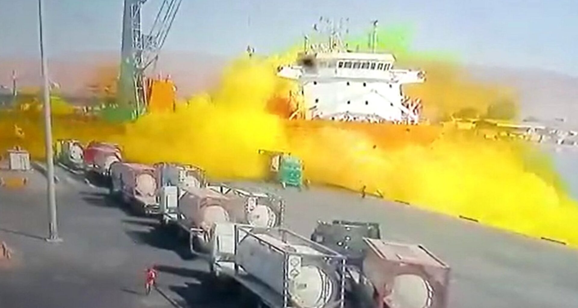 مسؤول انفجار ميناء العقبة