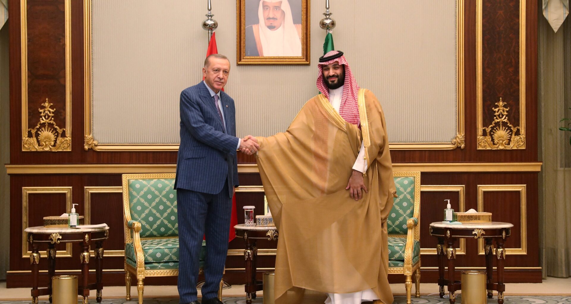 ولي عهد السعودية وأردوغان
