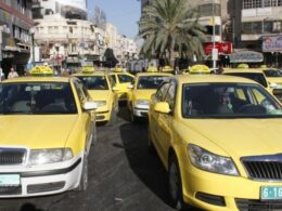 إضراب قطاع النقل في الضفة