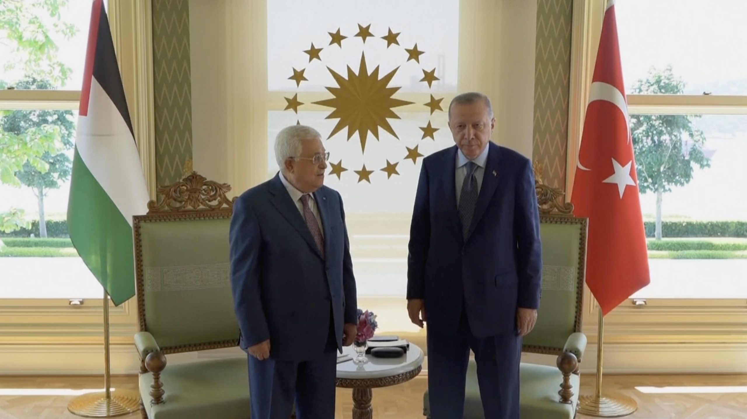 أردوغان وعباس